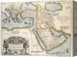 East Hamptonlong Island Sand Dunes Canvas Prints - Map of the Middle East from the Sixteenth Century by Abraham Ortelius