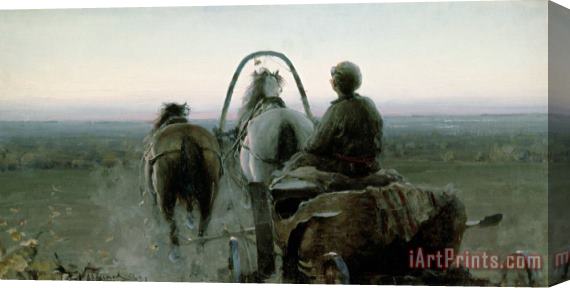 Abram Efimovich Arkhipov The Return Journey Stretched Canvas Print / Canvas Art