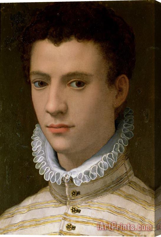 Agnolo Bronzino Portrait of a Young Man Stretched Canvas Painting / Canvas Art