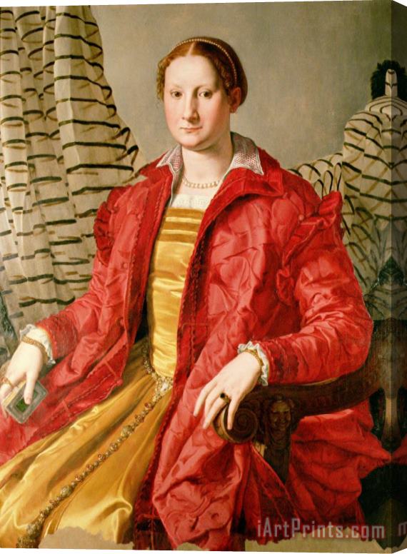 Agnolo Bronzino Portrait of Eleonora Da Toledo (1519 74) Stretched Canvas Painting / Canvas Art