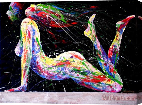 Agris Rautins Ecstasy 3 Stretched Canvas Painting / Canvas Art