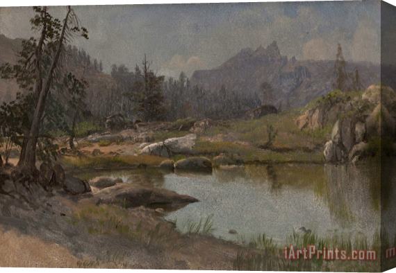 Albert Bierstadt At The Summit, Estes Park Colorado, 1870 Stretched Canvas Print / Canvas Art