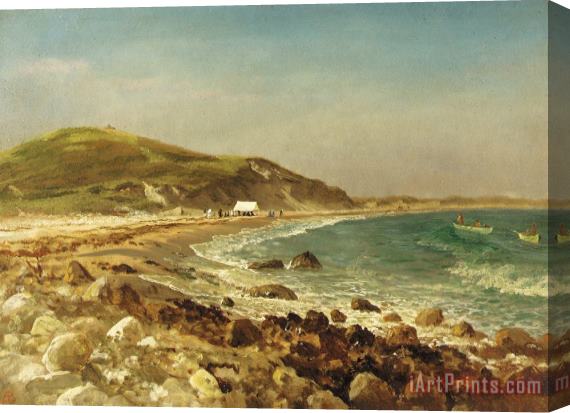Albert Bierstadt Coastal Scene Stretched Canvas Painting / Canvas Art