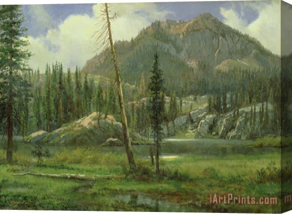 Albert Bierstadt Sierra Nevada Mountains Stretched Canvas Painting / Canvas Art