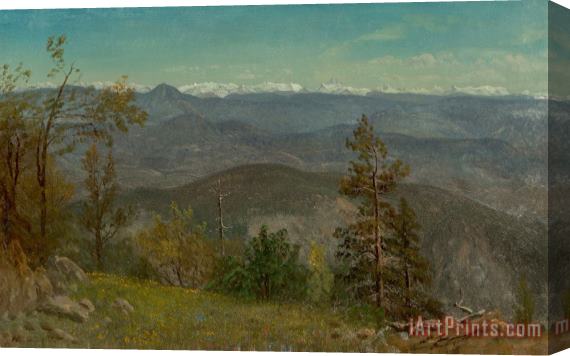 Albert Bierstadt Yosemite Valley, California Stretched Canvas Print / Canvas Art