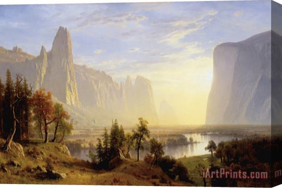 Albert Bierstadt Yosemite Valley Stretched Canvas Painting / Canvas Art