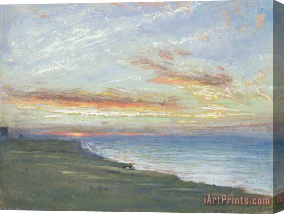 Albert Goodwin Norfolk Coast Stretched Canvas Print / Canvas Art