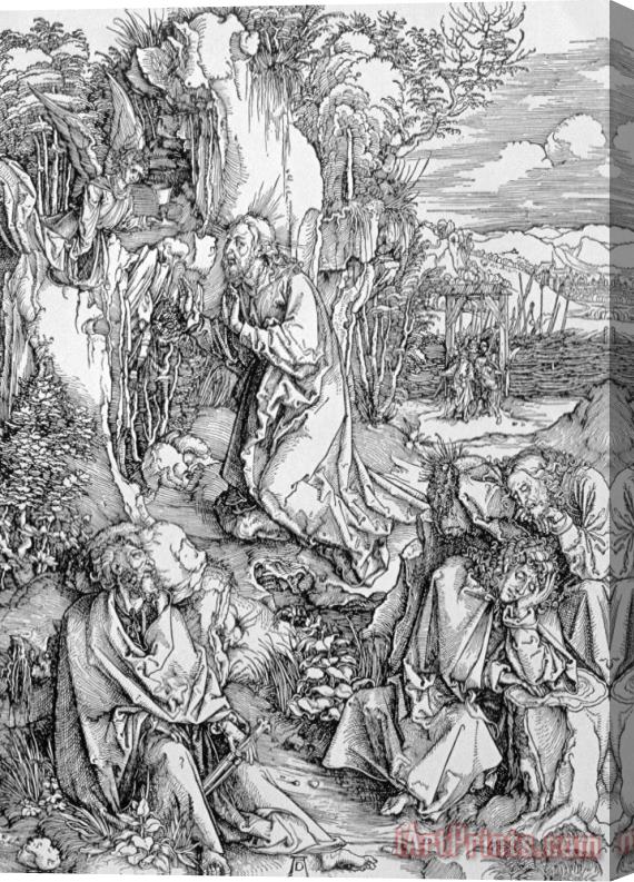 Albrecht Duerer Agony In The Garden From The 'great Passion' Series Stretched Canvas Painting / Canvas Art