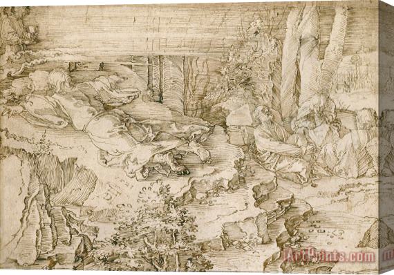 Albrecht Durer Agony in The Garden 2 Stretched Canvas Painting / Canvas Art