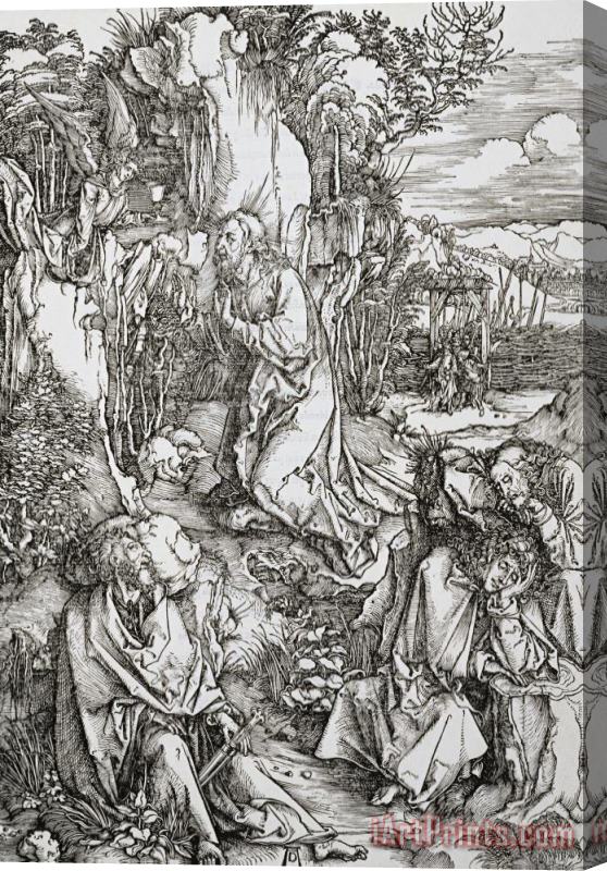 Albrecht Durer Agony in The Garden Stretched Canvas Painting / Canvas Art
