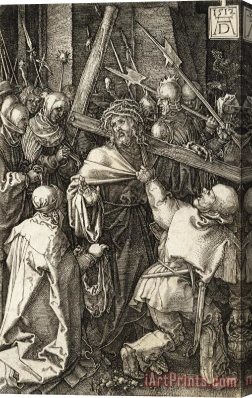 Albrecht Durer Bearing of The Cross Stretched Canvas Print / Canvas Art