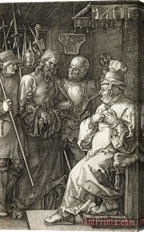 Albrecht Durer Christ Before Caiaphas Stretched Canvas Print / Canvas Art