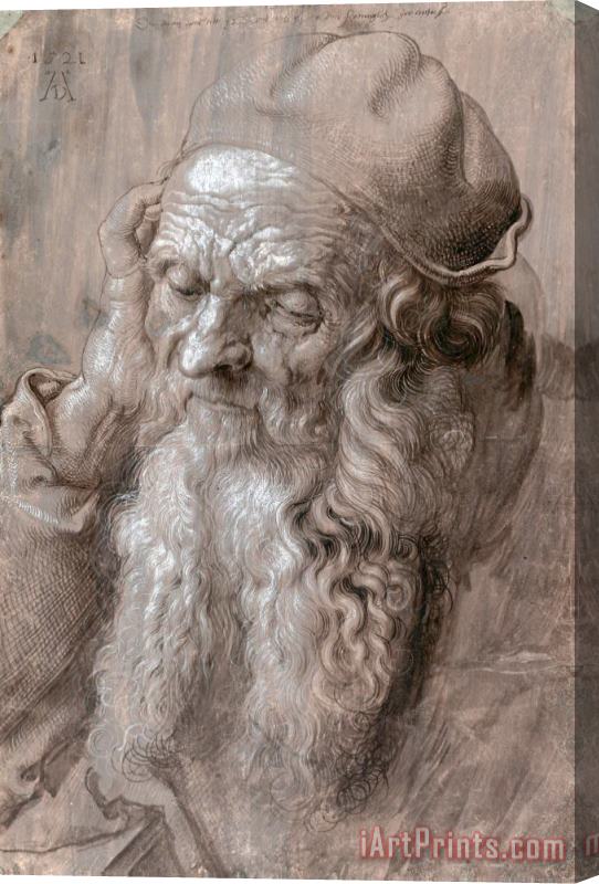 Albrecht Durer Head of an Old Man, 1521 Stretched Canvas Print / Canvas Art