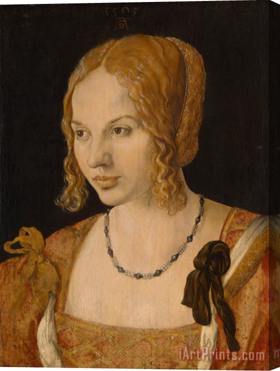 Albrecht Durer Portrait of a Young Venetian Woman Stretched Canvas Print / Canvas Art