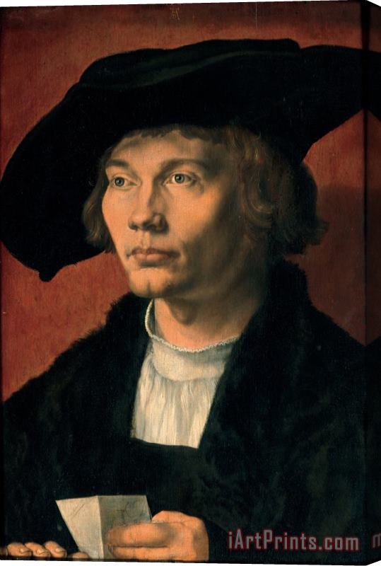 Albrecht Durer Portrait of Bernhard Von Reesen Stretched Canvas Print / Canvas Art