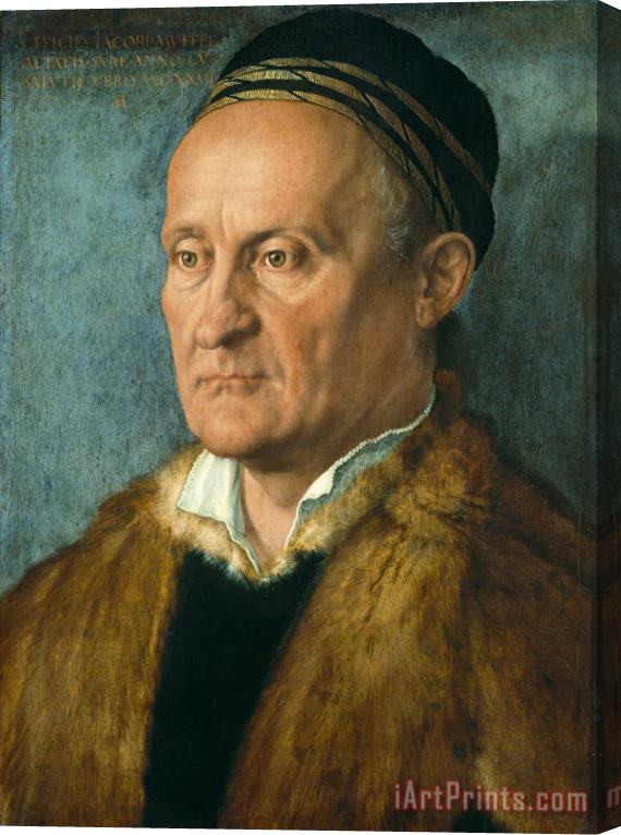 Albrecht Durer Portrait Of Jakob Muffel Stretched Canvas Print / Canvas Art