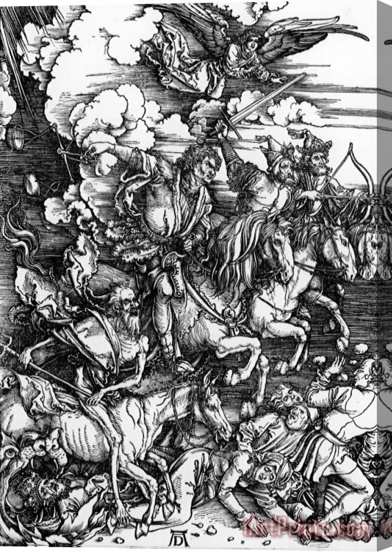 Albrecht Durer The Four Horsemen Of The Apocalypse Stretched Canvas Print / Canvas Art