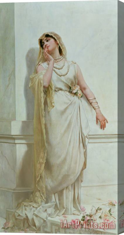 Alcide Theophile Robaudi The Young Bride Stretched Canvas Print / Canvas Art