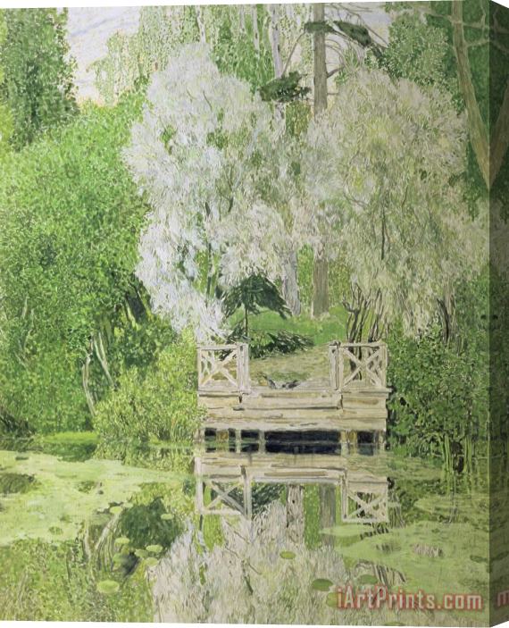 Aleksandr Jakovlevic Golovin Silver White Willow Stretched Canvas Painting / Canvas Art