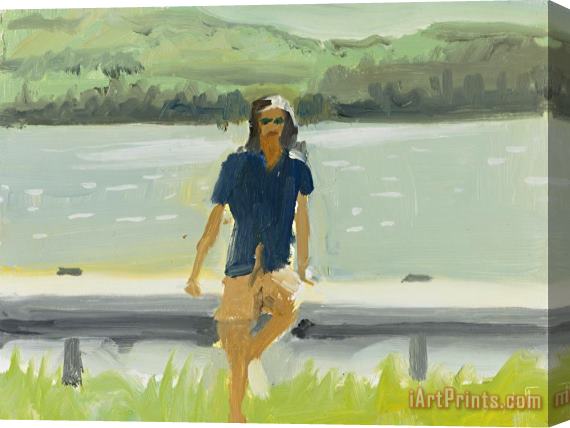 Alex Katz Ada at Lake Megunticook Stretched Canvas Print / Canvas Art