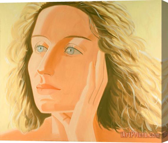 Alex Katz Alexandra, 1984 Stretched Canvas Painting / Canvas Art