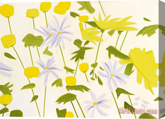 Alex Katz Field Flowers I Stretched Canvas Print / Canvas Art