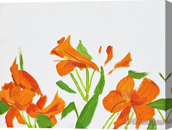 Alex Katz Flowers 2, 2011 Stretched Canvas Print / Canvas Art