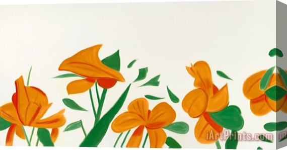 Alex Katz Flowers, 2011 Stretched Canvas Print / Canvas Art