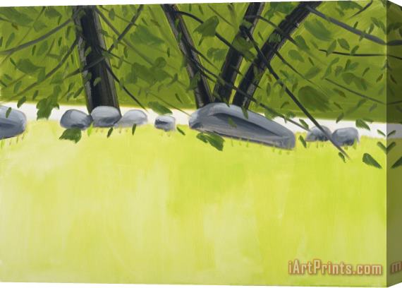 Alex Katz Four Trees 2, 2015 Stretched Canvas Print / Canvas Art