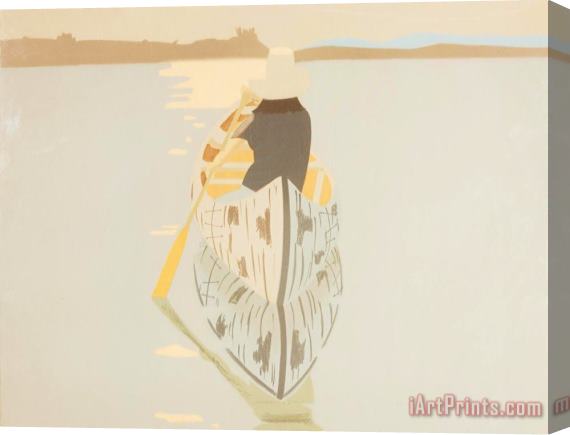 Alex Katz Good Afternoon 2 (gray Rowboat), 1975 Stretched Canvas Painting / Canvas Art