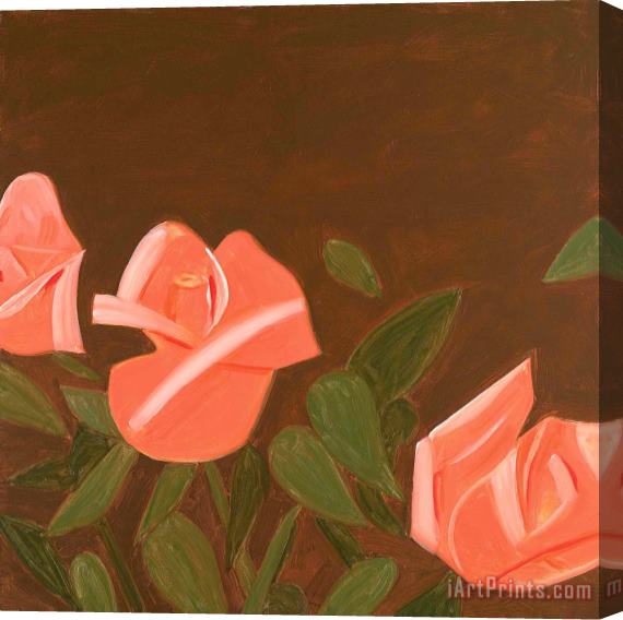 Alex Katz Pink Roses 1, 2012 Stretched Canvas Painting / Canvas Art