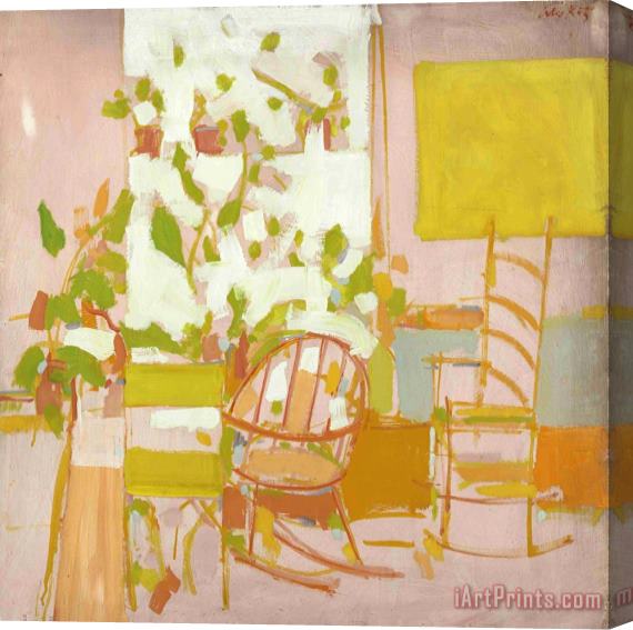 Alex Katz Porch, 1958 Stretched Canvas Painting / Canvas Art