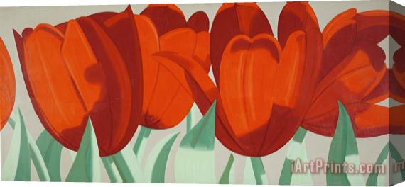 Alex Katz Red Tulips, 1967 Stretched Canvas Painting / Canvas Art