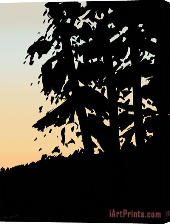 Alex Katz Sunset 1, From Sunrise Sunset Portfolio, 2020 Stretched Canvas Print / Canvas Art