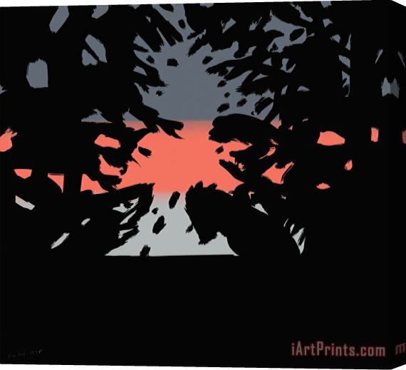 Alex Katz Sunset 2, From Sunrise Sunset Portfolio, 2020 Stretched Canvas Print / Canvas Art