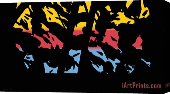 Alex Katz Sunset 3, From Sunrise Sunset Portfolio, 2020 Stretched Canvas Print / Canvas Art