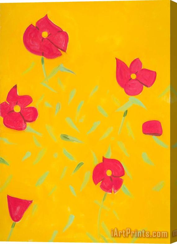 Alex Katz Yellow Field 2, 2020 Stretched Canvas Painting / Canvas Art