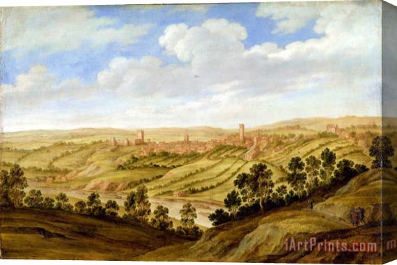 Alexander Keirincx Richmond Castle - Yorkshire Stretched Canvas Print / Canvas Art