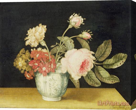 Alexander Marshal Flowers in a Delft Jar Stretched Canvas Painting / Canvas Art