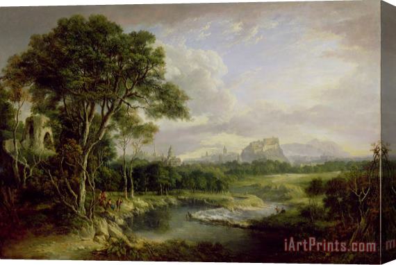 Alexander Nasmyth View of the City of Edinburgh Stretched Canvas Painting / Canvas Art