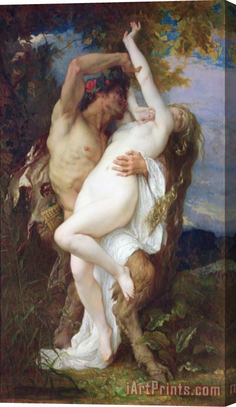 Alexandre Cabanel Nymph Abducted by a Faun Stretched Canvas Print / Canvas Art