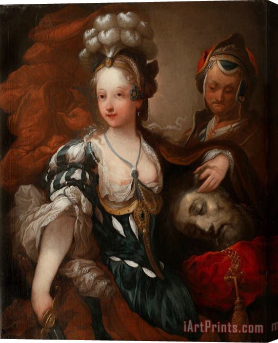 Alexis Grimou Judith with The Head of Holofernes Stretched Canvas Print / Canvas Art