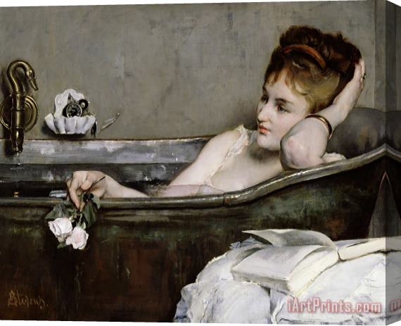 Alfred George Stevens The Bath Stretched Canvas Painting / Canvas Art