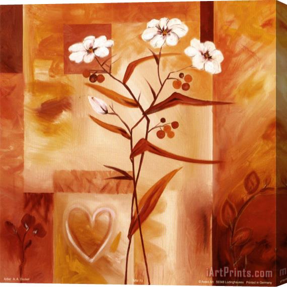 alfred gockel Mary's Bouquet I Stretched Canvas Print / Canvas Art