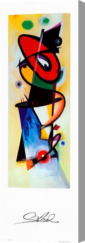 alfred gockel Right Point Stretched Canvas Print / Canvas Art