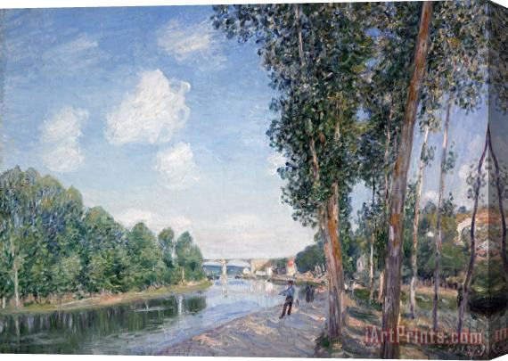 Alfred Sisley A Saint Mammes. Sol De Juny Stretched Canvas Painting / Canvas Art