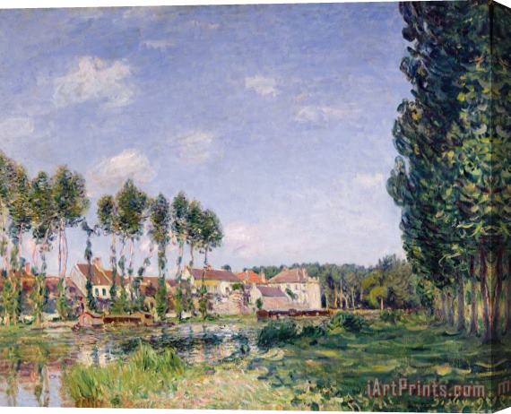 Alfred Sisley Banks of The Loing, Moret Stretched Canvas Print / Canvas Art