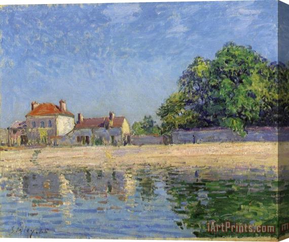 Alfred Sisley Bords Du Loing, Saint Mammes Stretched Canvas Print / Canvas Art