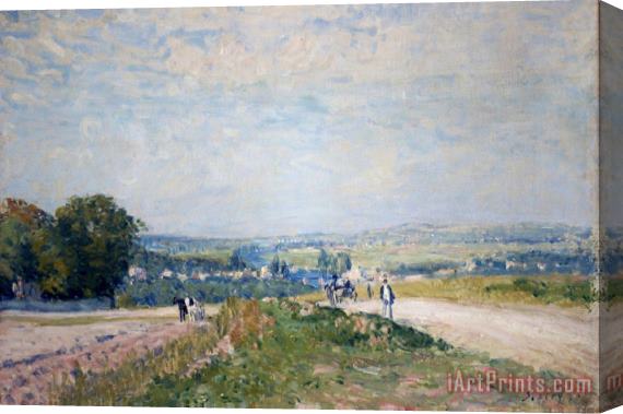 Alfred Sisley El Camino De Montbuisson a Louveciennes Stretched Canvas Print / Canvas Art