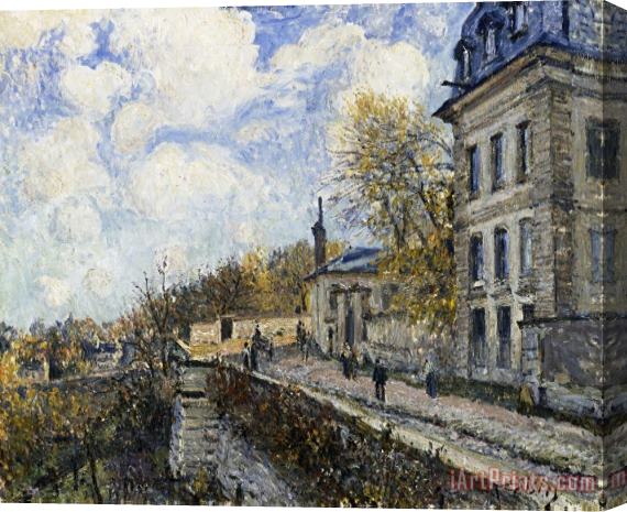 Alfred Sisley Factory at Sevres Stretched Canvas Print / Canvas Art
